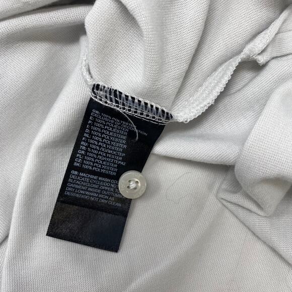 The North Face 2XL Light Gray Flashdry Short Sleeve Polo Shirt - Picture 4 of 6